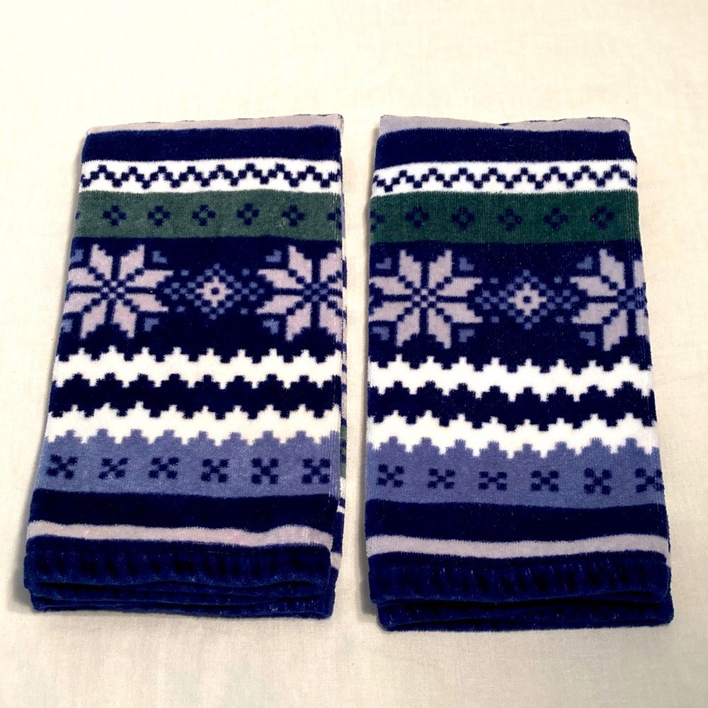 Tommy Hilfiger  Snowflake Patterned hand towels set